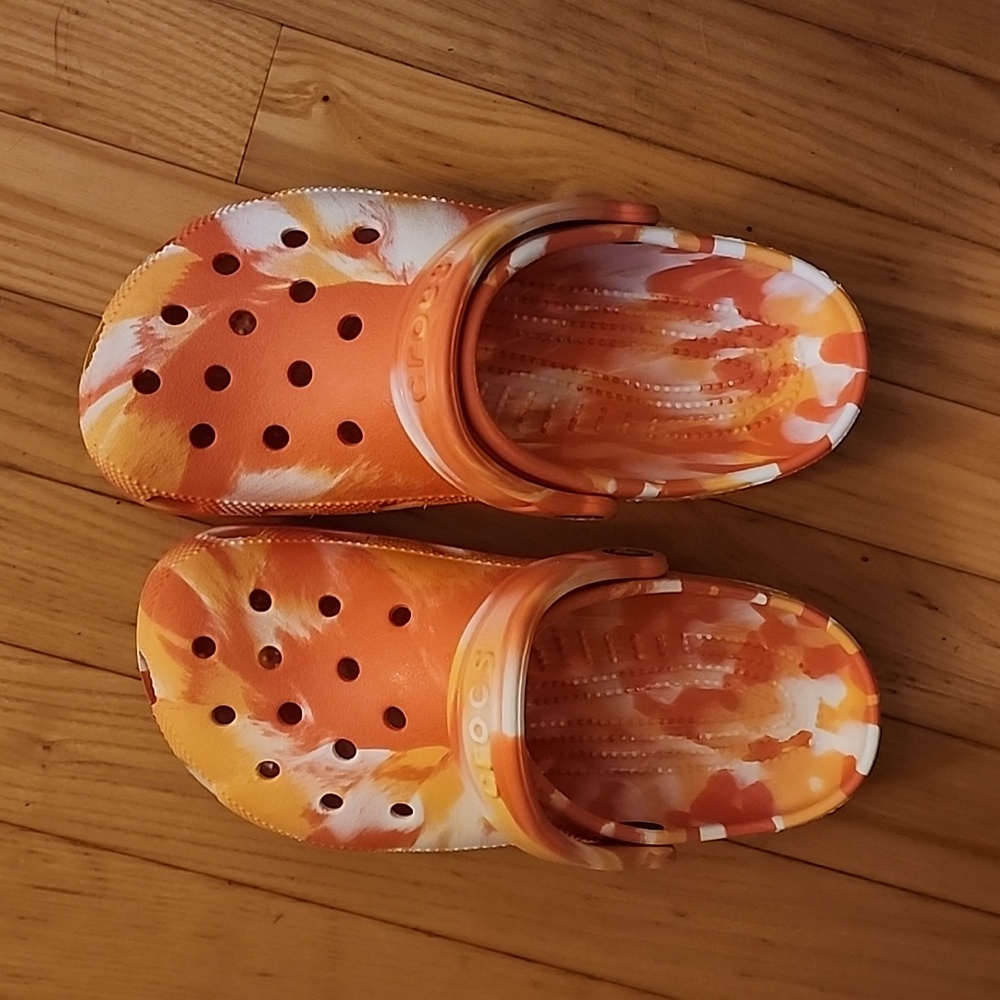 Marble TyeDye Crocs
